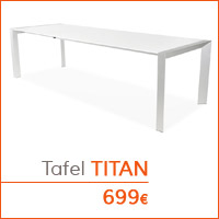 Eetkamer meubelen - Tafel TITAN